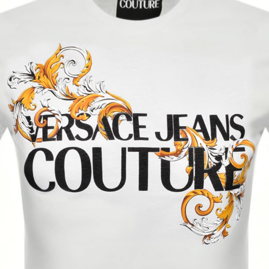 Alternative Image for ProductVersace Jeans Couture Logo T Shirt White3